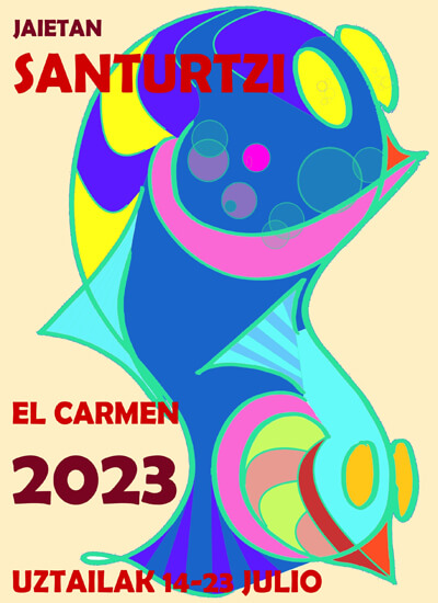 Propuesta cartel para las Fiestas del Carmen 2023