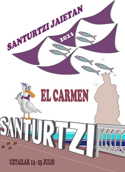 Propuesta cartel para las Fiestas del Carmen 2023