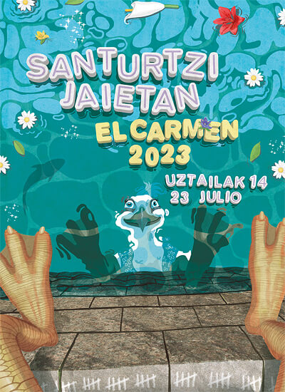 Propuesta cartel para las Fiestas del Carmen 2023