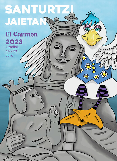 Propuesta cartel para las Fiestas del Carmen 2023