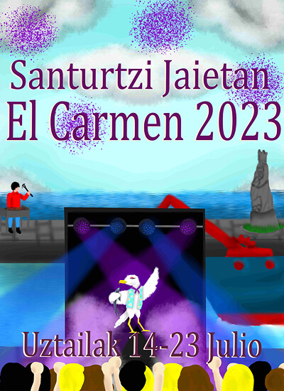 Propuesta cartel para las Fiestas del Carmen 2023